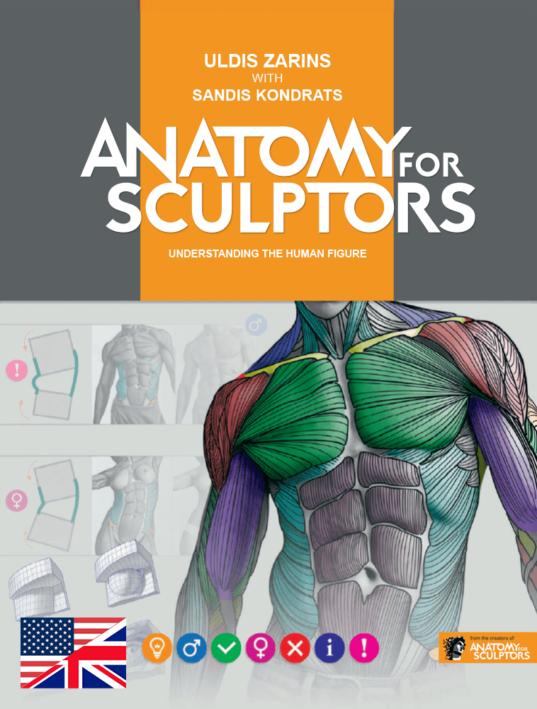 Anatomy for Sculptors [PDF][Epub][Mobi] - Sandis Kondrats and Uldis Zarins